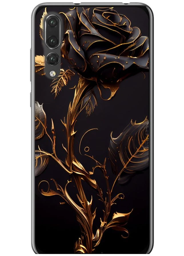 2D пластиковий чохол 'Троянда 3' для Endorphone Huawei P20 Pro (267499599)