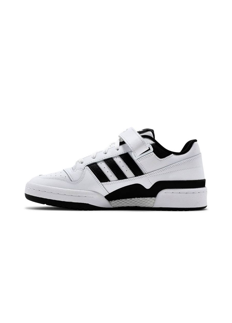 Білі всесезонні кросівки adidas No Brand Forum White Black