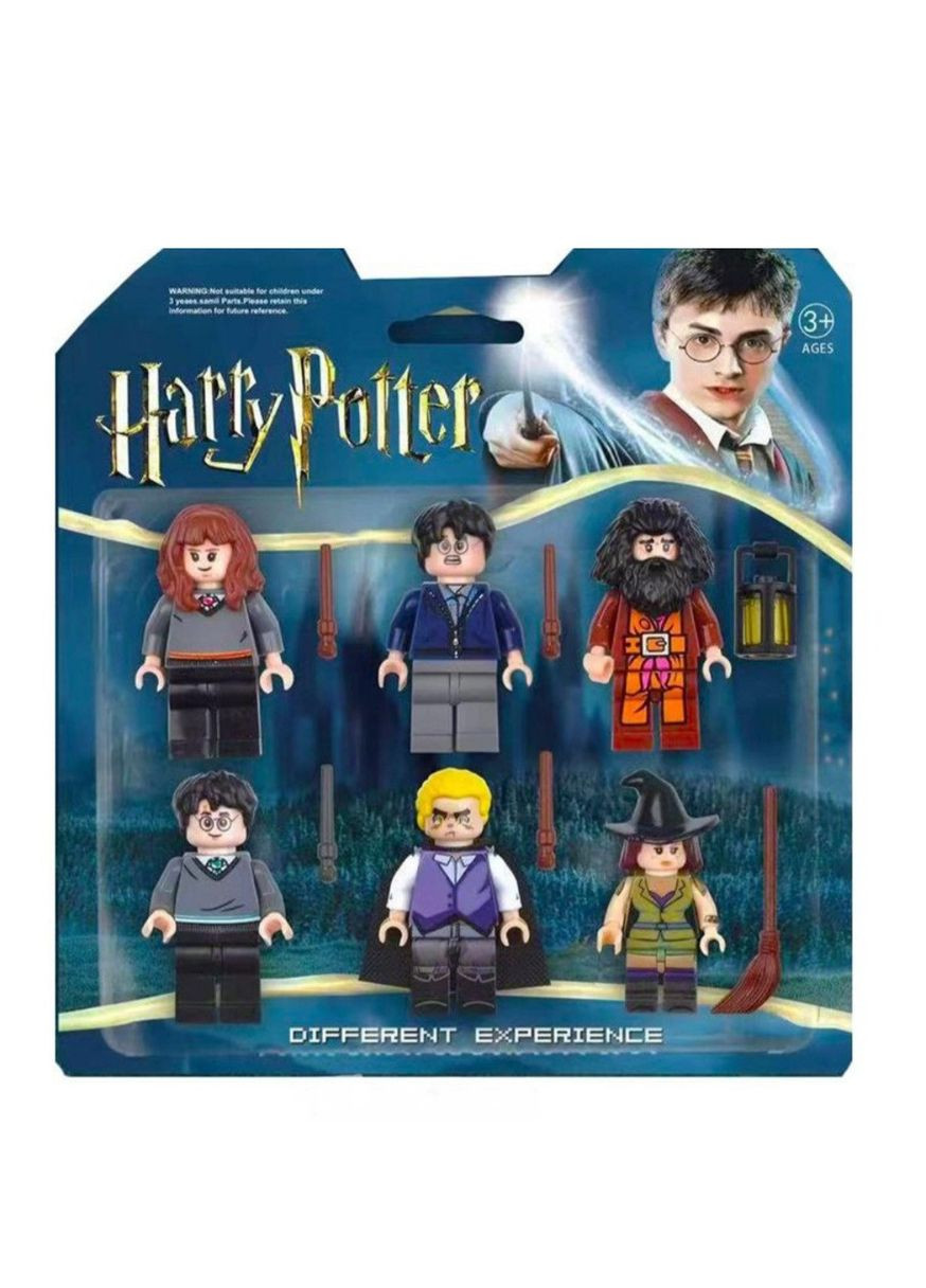 Набір фігурок Гаррі Поттер лего з аксесуарами 6 шт. No Brand (348118751)