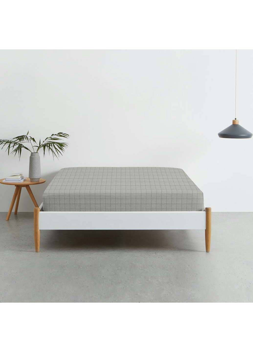 Двуспальная постель с простыней на резинке Agave 180х220 см Cosas (307386512)