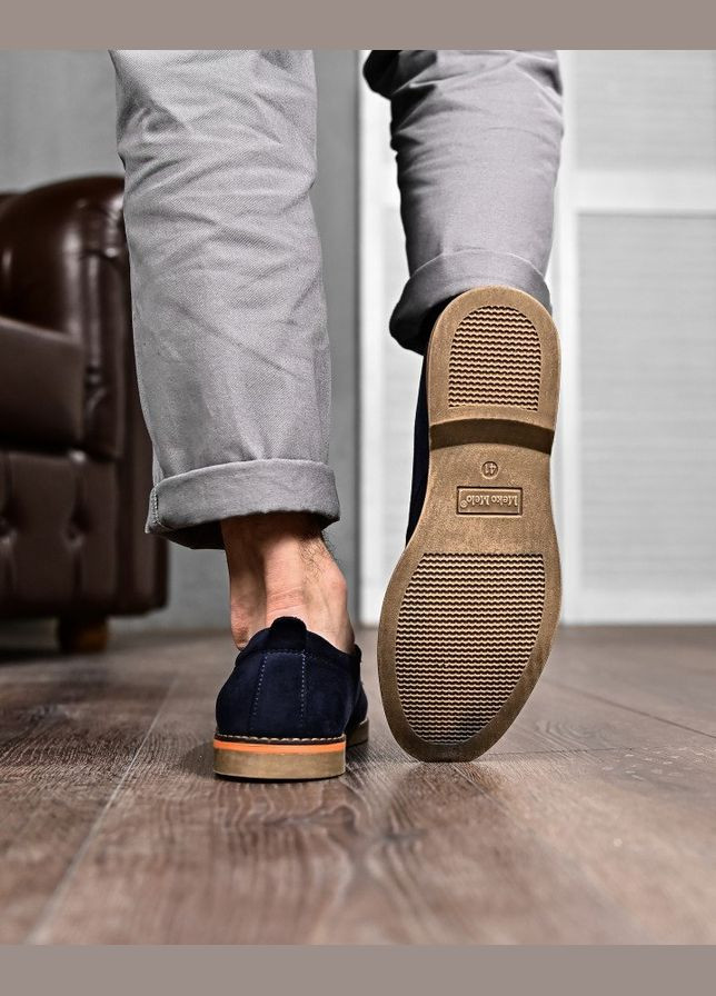 Синие летние мужские лоферы martinas sea No Brand