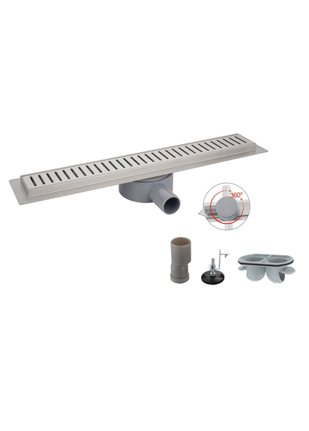 Душовий трап FD03-70x800 з нержавіючої сталі SUS304 70x800мм (AC0692) KOER (307496632)