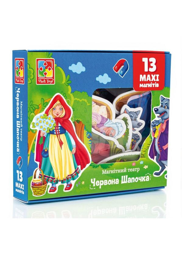 Гра настільна Магнітний театр. Червона шапочка (VT3206-52) Vladi toys (364113218)