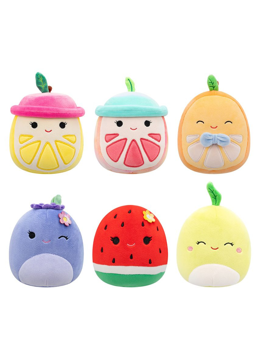 Мягкая игрушка-сюрприз Веселые фруктики, 13 см, в ассортименте () Squishmallows SQCR07568 (332943396)