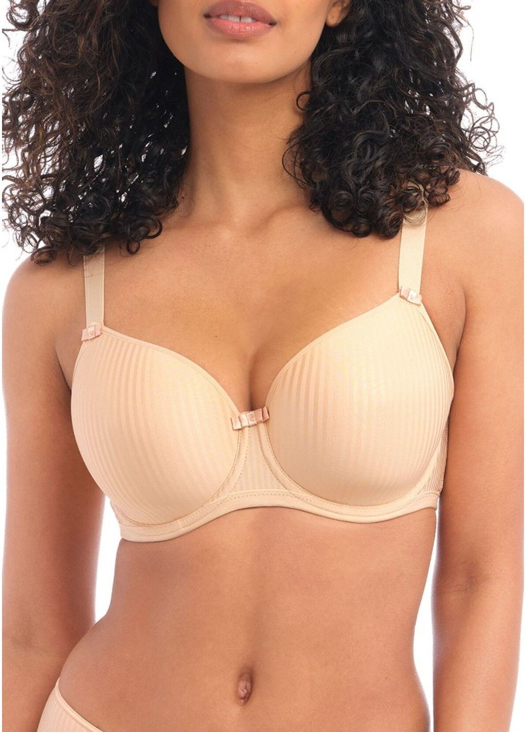 Бежевий балконет 1050 idol бюстгальтер Freya з кісточками мікрофібра