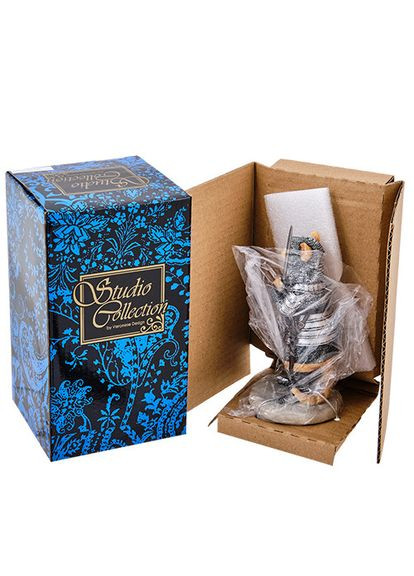 Статуэтка Сэр Пусилот кошачий рыцарь 14 см 1907215 полистоун Veronese (346534754)