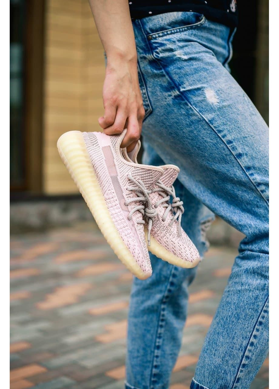 Бежеві Осінні кросівки чоловічі adidas yeezy boost 350 v2 synth reflective 2 адідас ізі буст No Brand