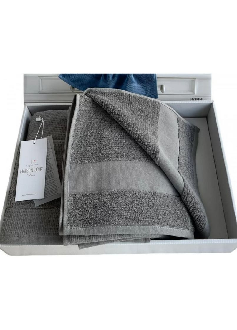 Набор полотенец Bonni Grey Maison D'or серый