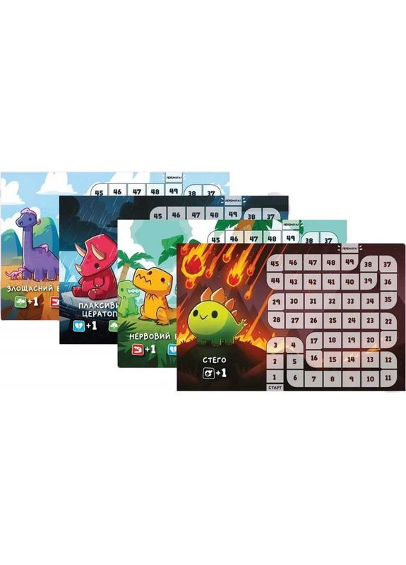Настільна гра Малі Веселі Динозаври (Happy Little Dinosaurs) (укр) ( ) Geekach TEEHLD01UA (371899410)