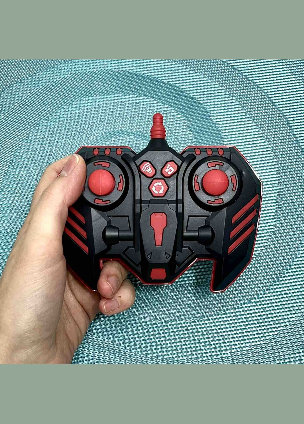 Машинка на радиоуправлении с парогенератором и светом 32,5см 1:12 Голубая (W3383) No Brand (306549363)