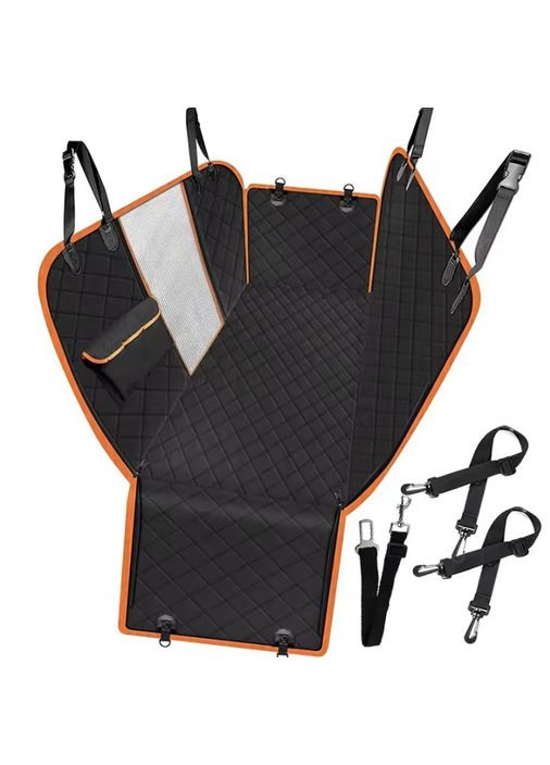 Автогамак для собак в автомобіль водонепроникний стьобаний / Накидка на сидіння для тварин No Brand (301083486)