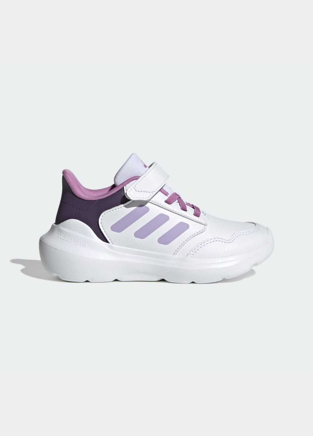 Білі всесезонні кросівки tensaur run 3.0 kids adidas