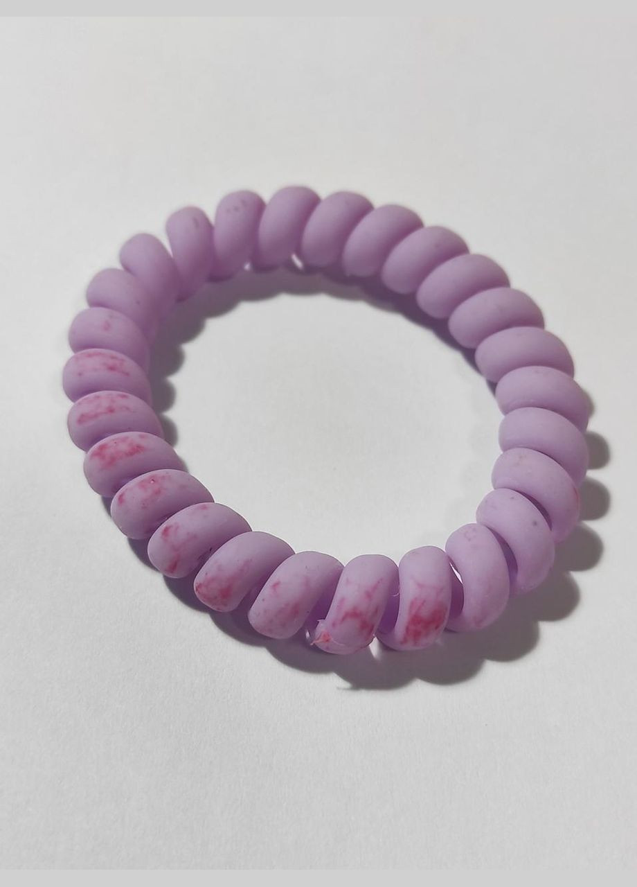 УЦИНКА! Резинка Спираль толстая матовая лавандовая 5,5 см No Brand (332787922)