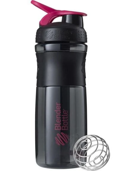Оригинал! Шейкер спортивный (бутылка) BlenderBottle SportMixer Flip 28oz/820ml Black/Pink Blender Bottle (391573611)