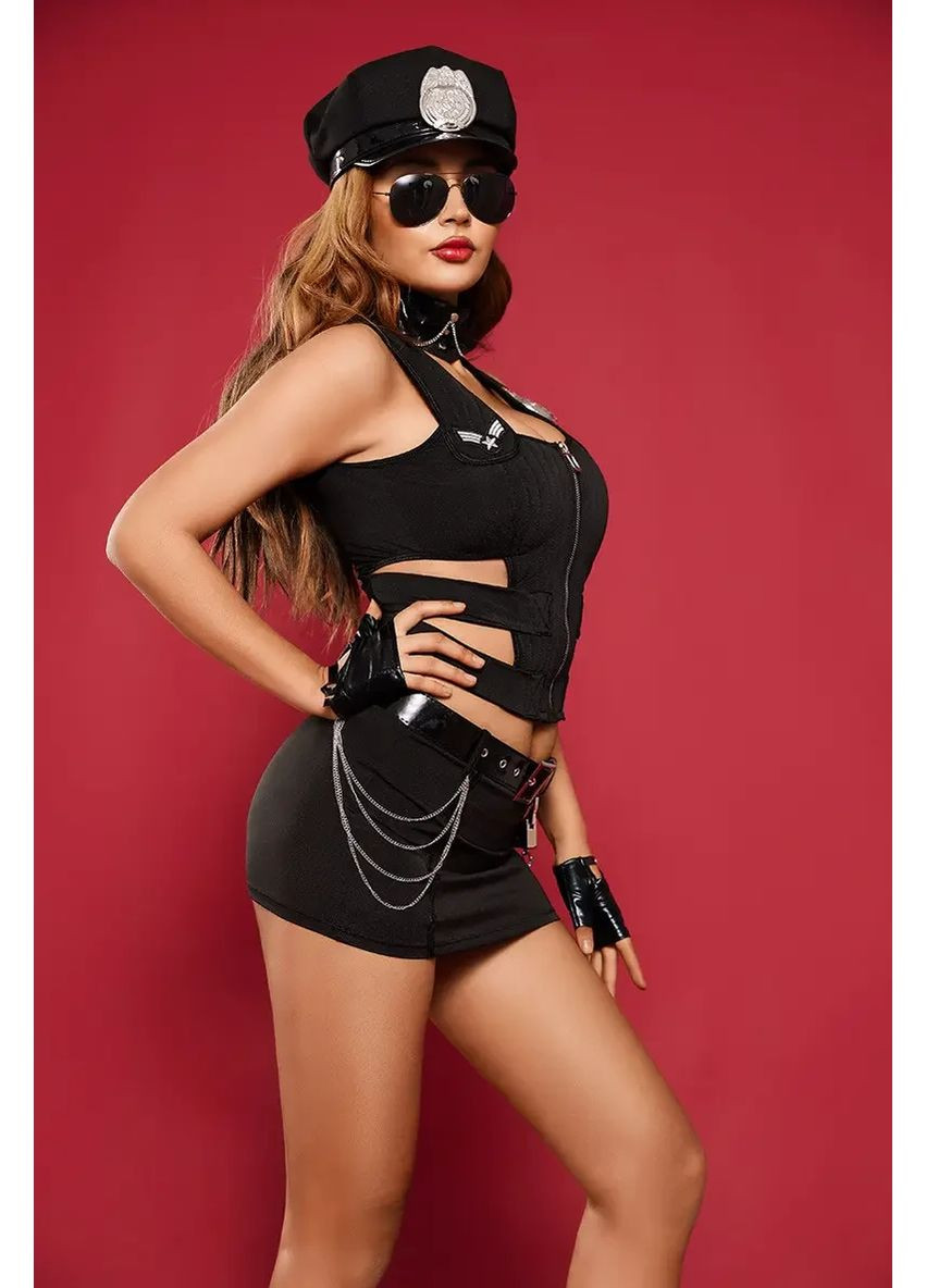 Сексуальний ігровий костюм поліцейської універсального розміру. костюм поліцейської із стрейча China (361441017)