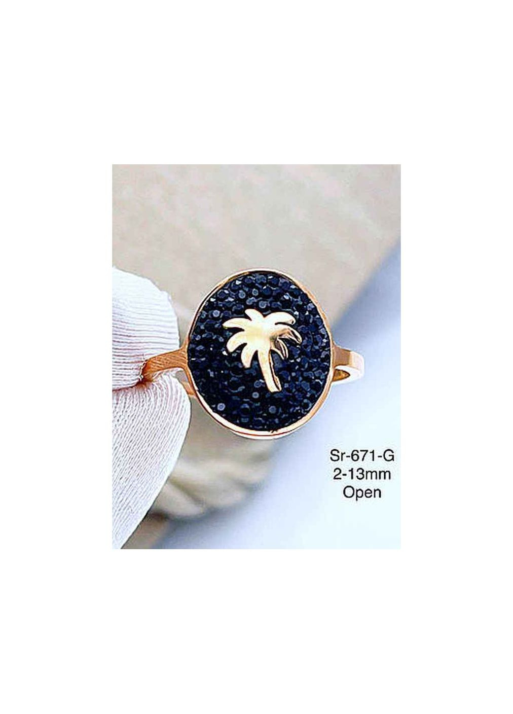 Каблучка Stainlees Steel 671-G р. Stainless Steel (346393466)