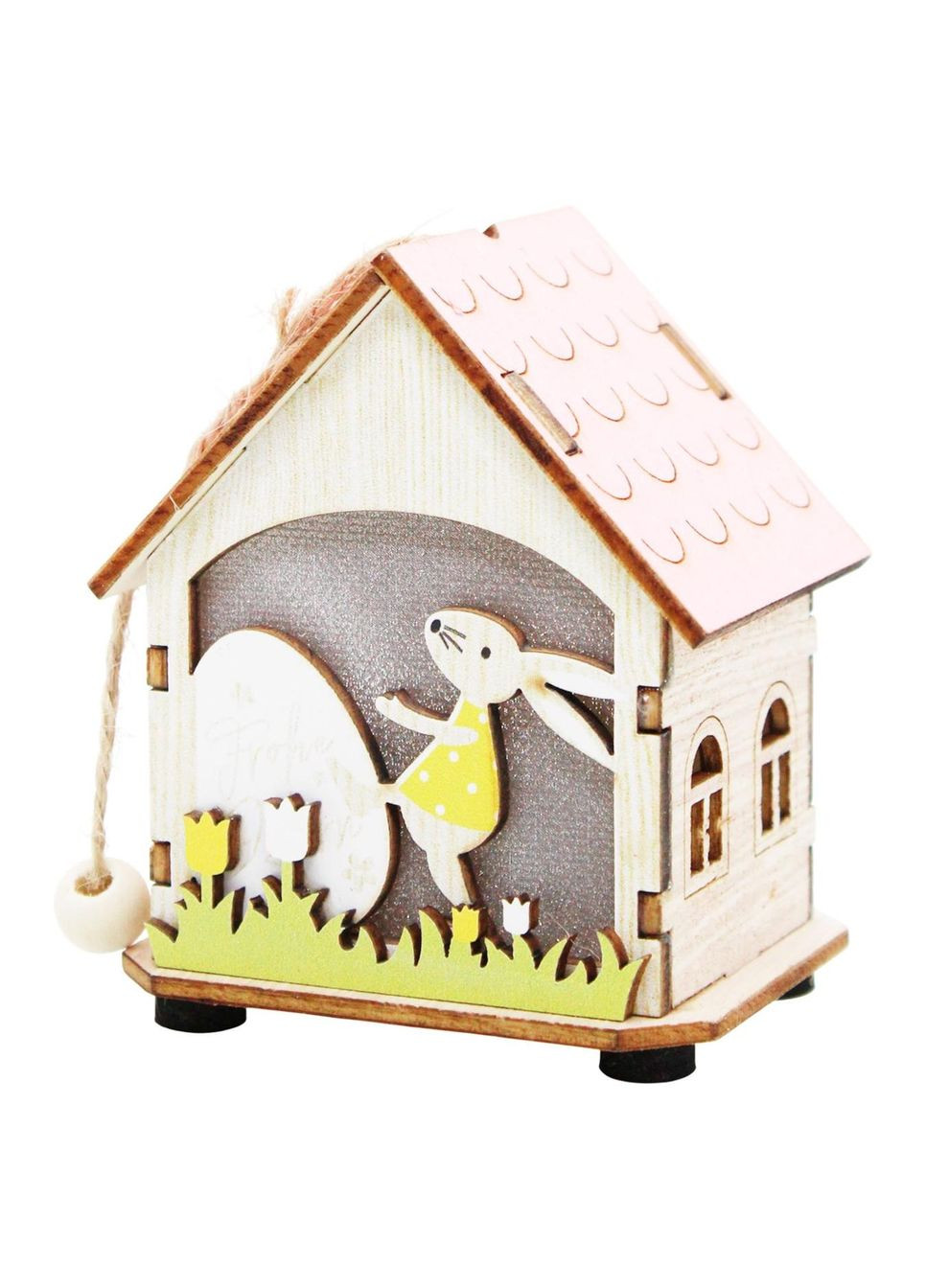 Лампа-ліхтар великодній "Easter Bunny House" 8см Home (368754559)