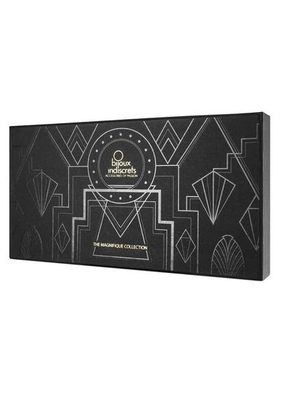 Ланцюжок портупея Indiscrets Magnifique Bra Chain - Silver, прикраса на тіло Bijoux (334709681)