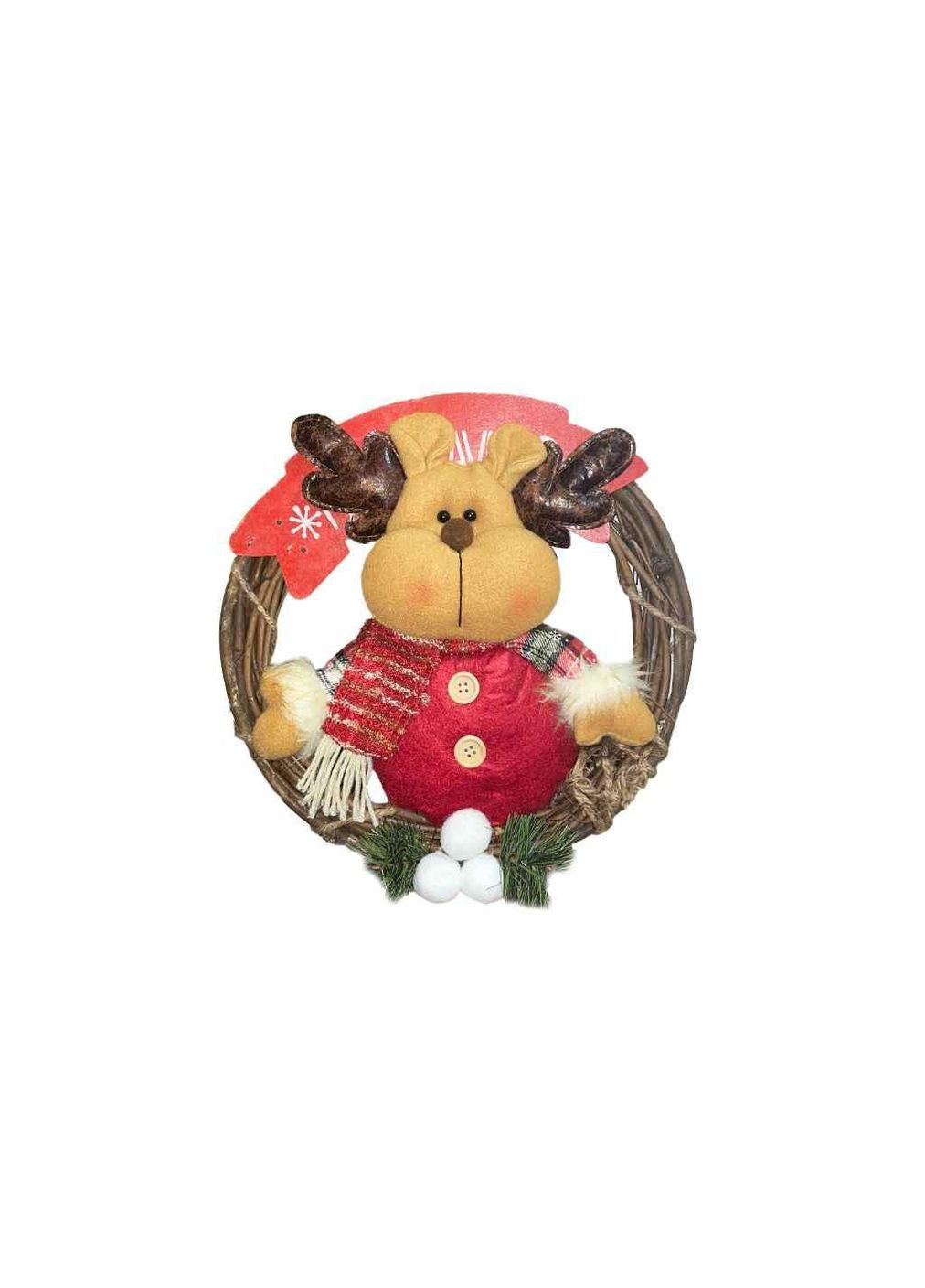 Фігуркапідвіска новорічна Олень 30.5см M17242 ТМ Stenson (304263988)