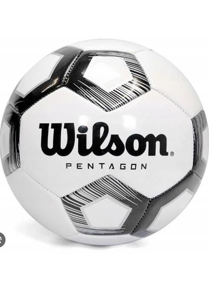М'яч футбольний Pentagon white/black size (WTE8527XB05) Wilson (399460208)