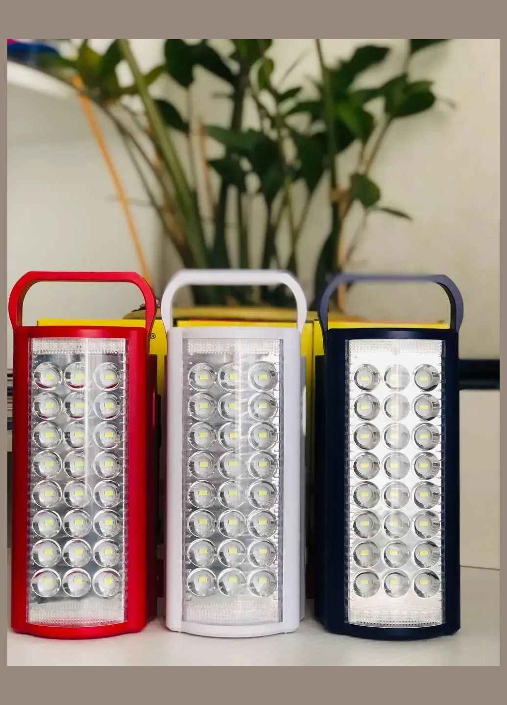 Фонарь переносной светодиодный с повербанком ALFARID (Almina), встроенный аккумулятор DL-2424 30000 MAH, 24 LED, ЗУ 220V HelferHoff (357345593)