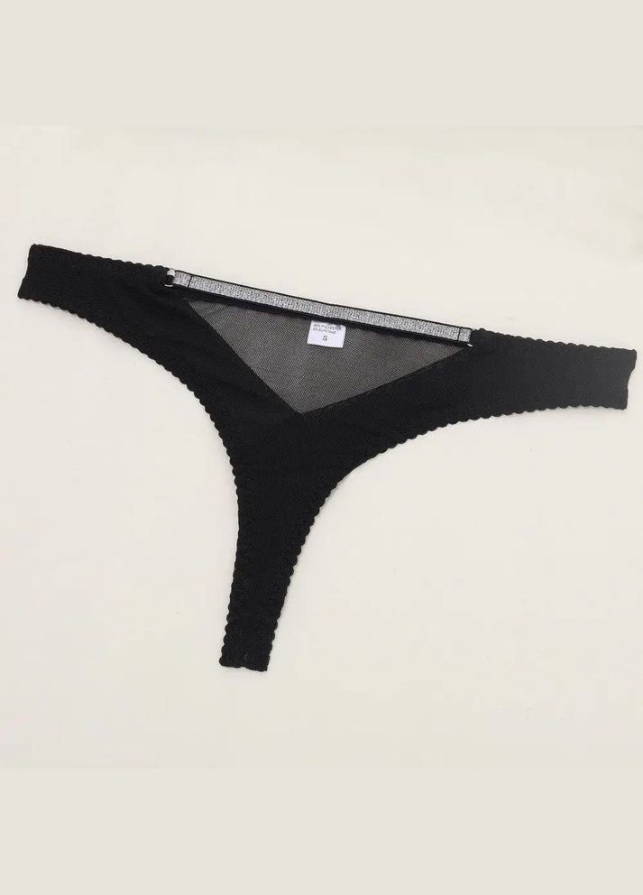 Чорний демісезонний еротичний комплект нижньої білизни жіночий No Brand