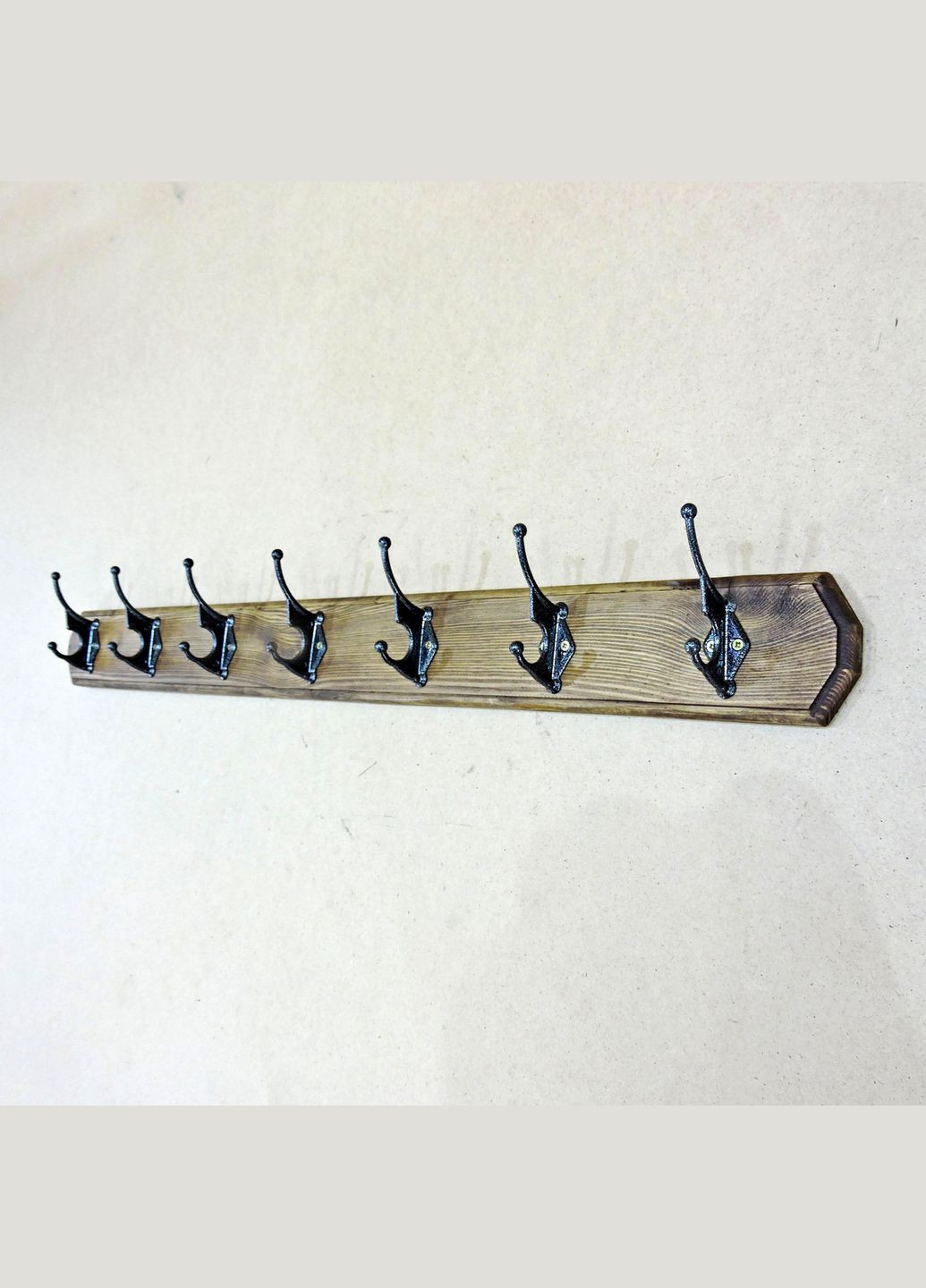 Вешалка для одежды из дерева Гатино 7 капучино (ВДО-0015709) No Brand (327850199)