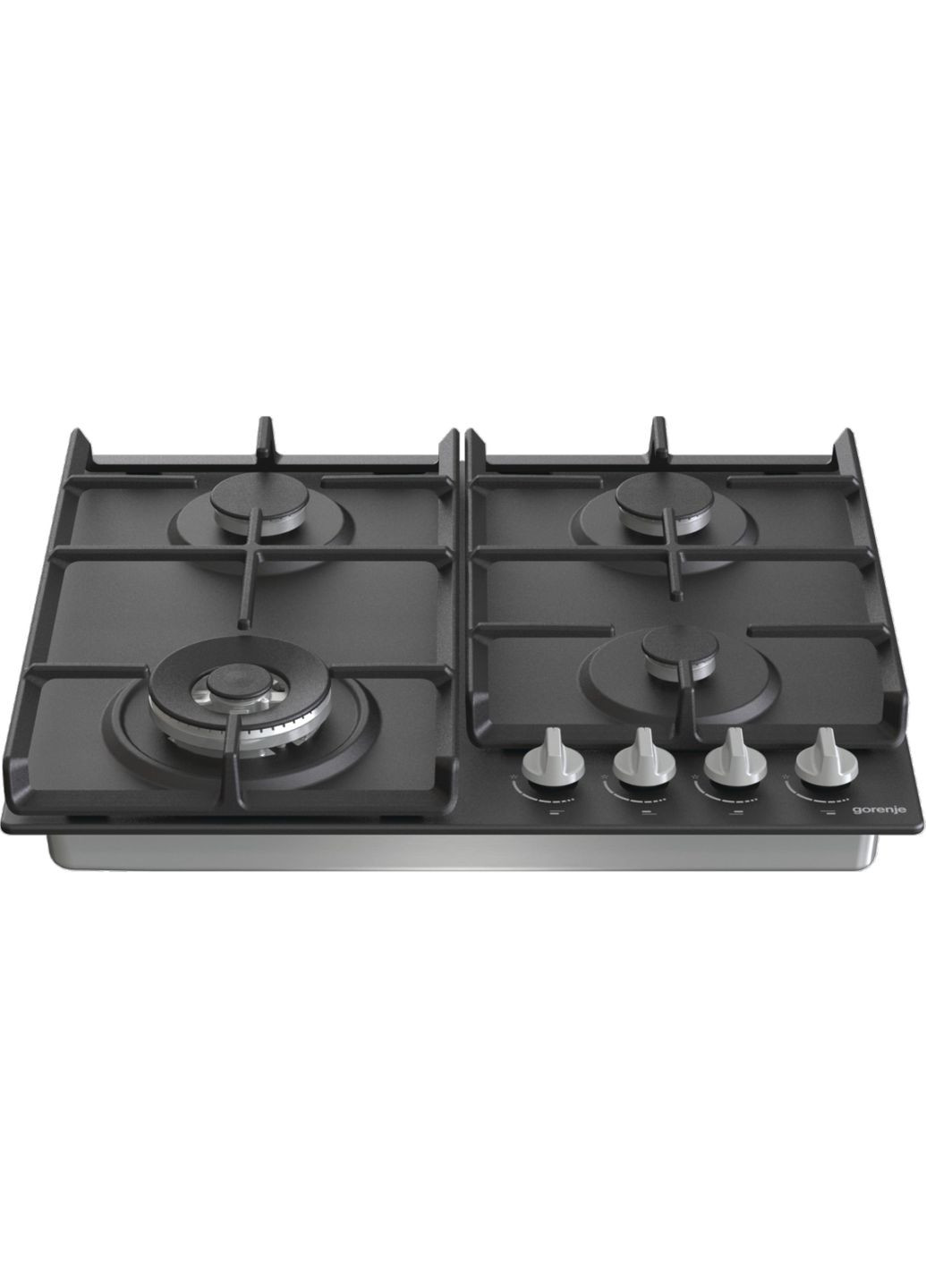 Варильна поверхня газова, 60см, чавун, чорний Gorenje (316391148)