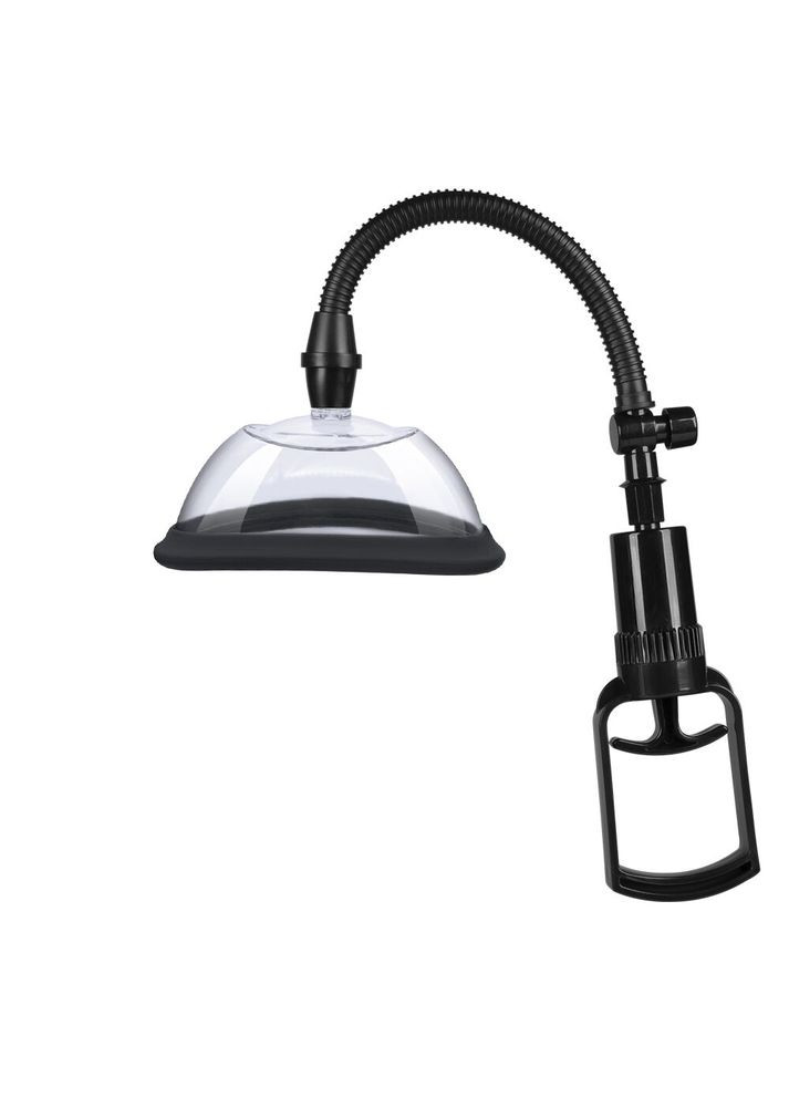Вакуумный насос для вульвы Pussy Pump Premium Fun размер L (13 см), механический насос Men Powerup (335391642)