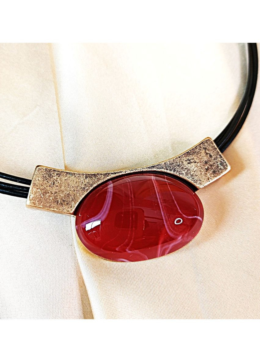 Колье с большим кулоном в винтажном стиле No Brand (361971499)