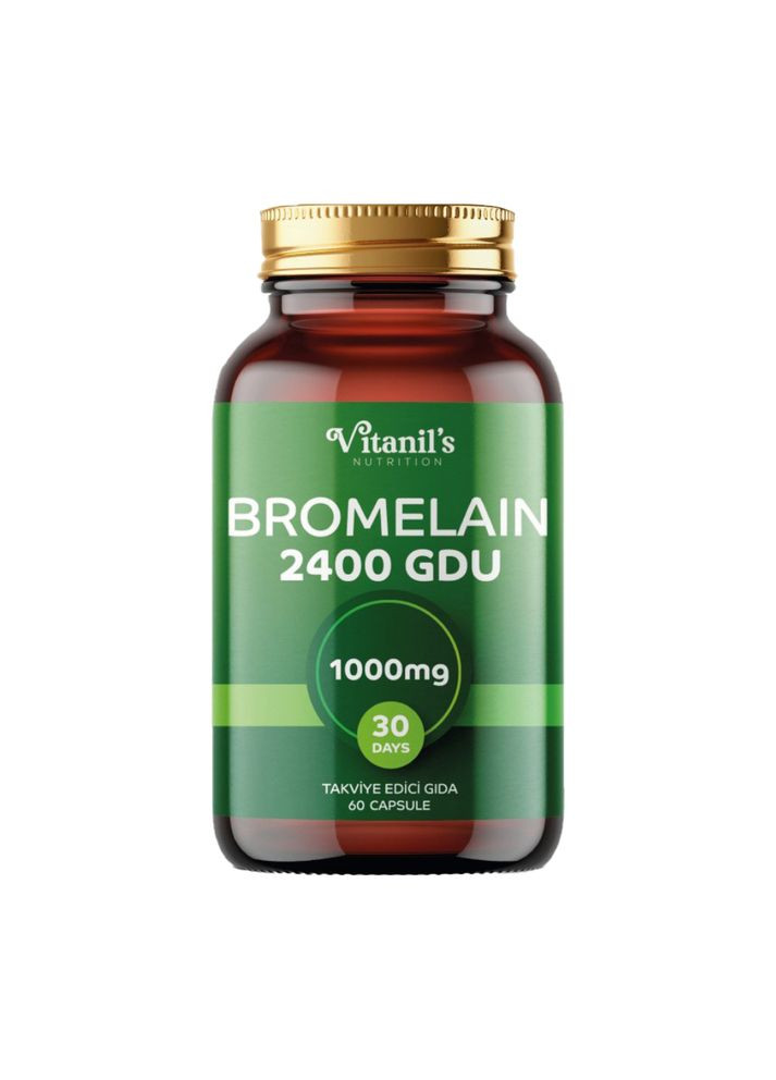 Диетическая добавка Бромелайн Vitanil's, 60 капсул Ливеста Livesta (363848370)