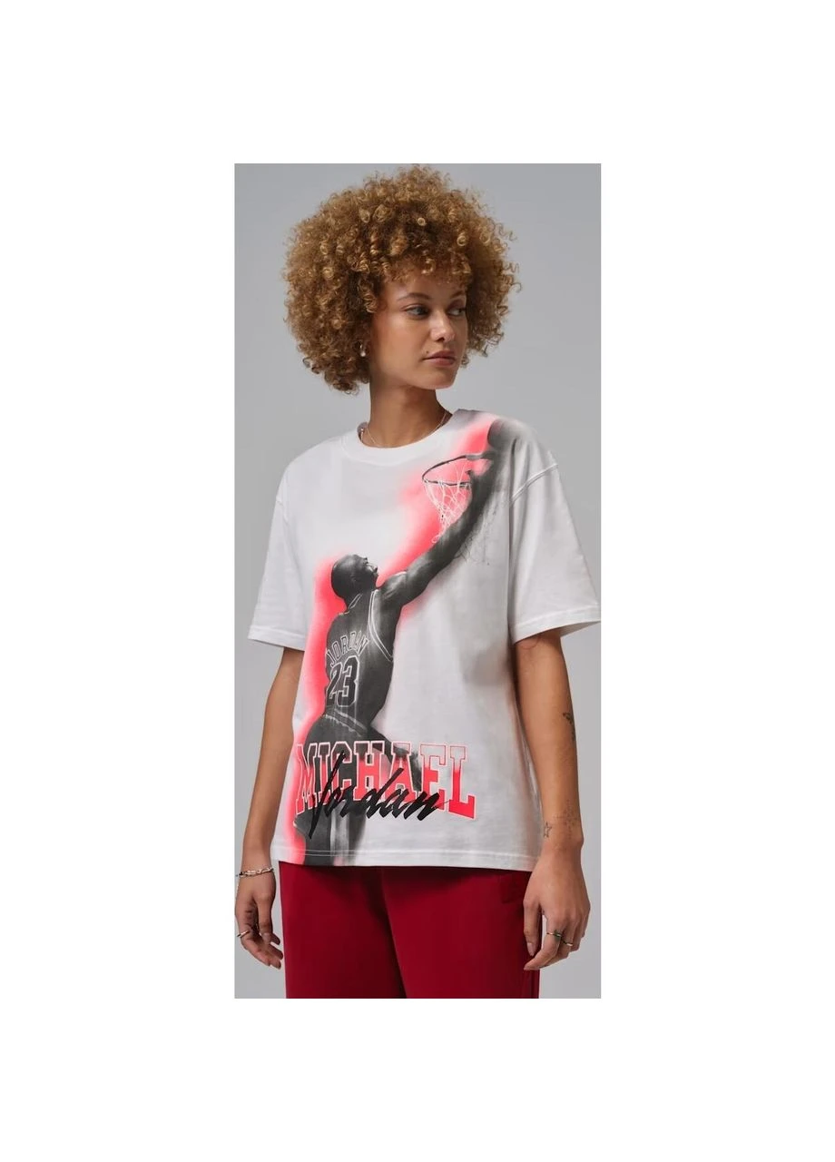 Футболка жіноча біла IO8722-100 Nike JORDAN SPORT HERITAGE DRI-FIT GRAPHIC - (395429008)