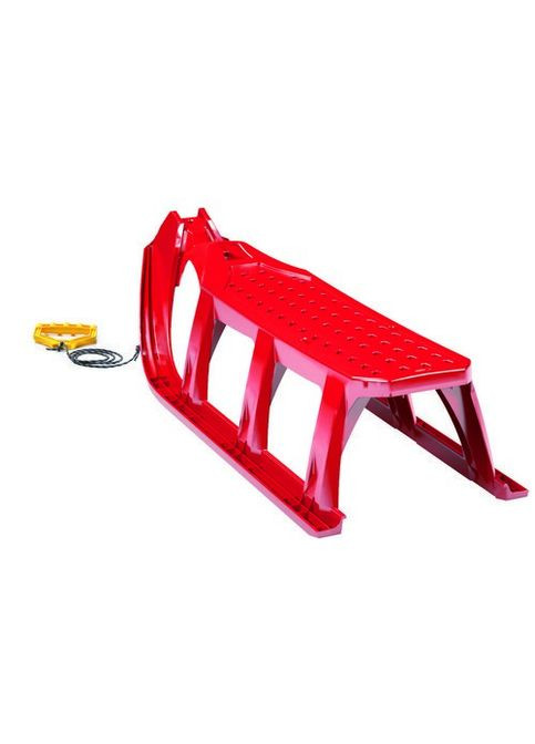 Зимние санки TATRA красные пластиковые для детей с металлическими полозьями легкие и прочные ProDobro (367267268)