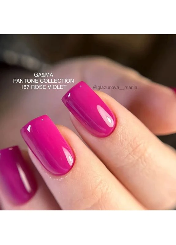 Гель-лак Gel Polish Pantone Сollection №187 Rose Violet 10 мл Gama (386090710)