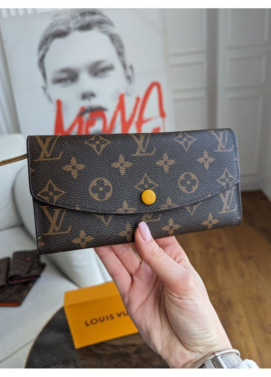 Кошелек Louis Vuitton конверт большой желтый овал LUX качество No Brand (366725628)