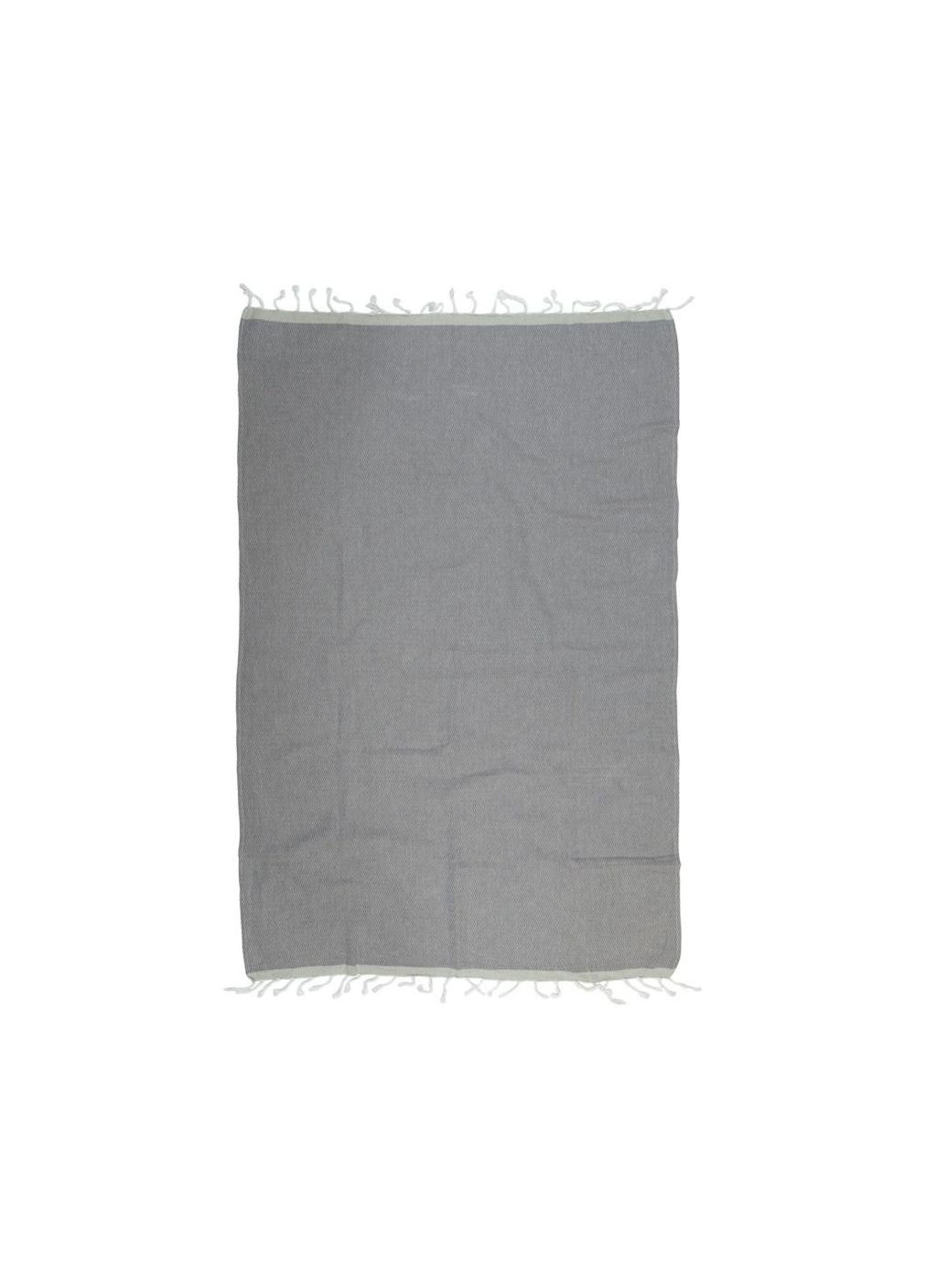Barine полотенце pestemal - basak 95*165 grey light grey серый серый производство -