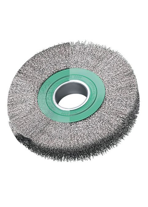 Щітка циліндрична 100х22х30 мм нержавіючий дріт 0,2 мм 8000 об/хв 323342 (13767) Lessmann (295035073)