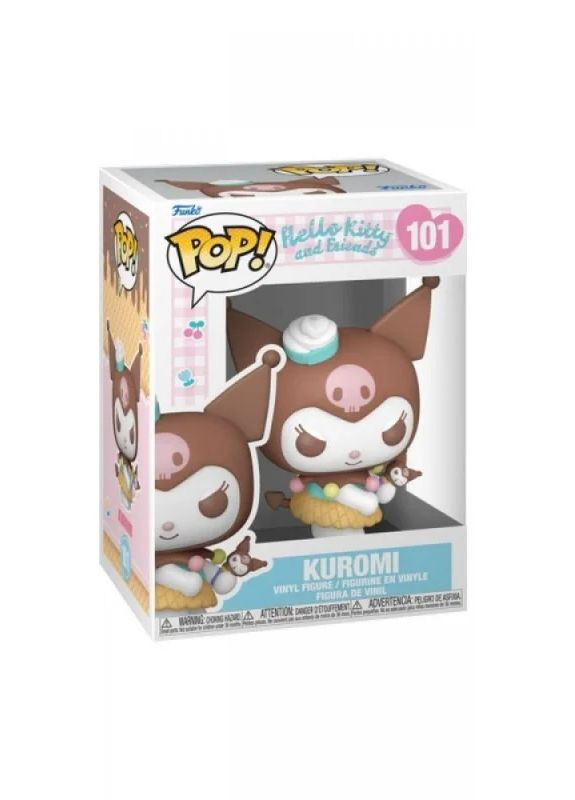 Колекційна фігурка Pop Хеллоу Кітті Куромі Hello Kitty Kuromi 10 см FP HK K 101 Funko (370776726)