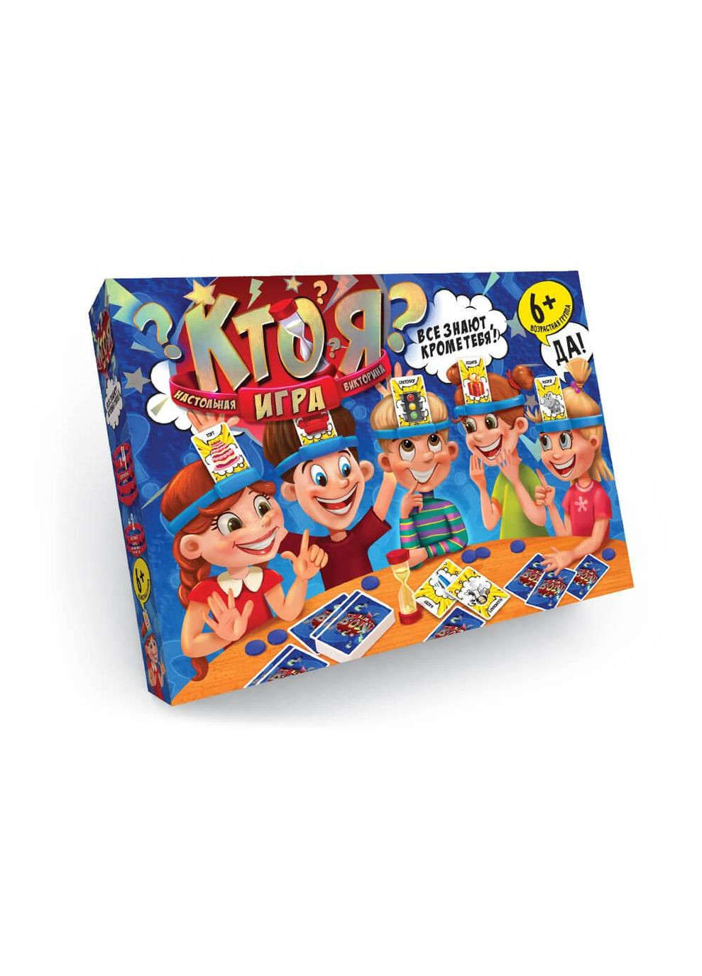Настільна гра Хто Я? синя Danko Toys (317257805)