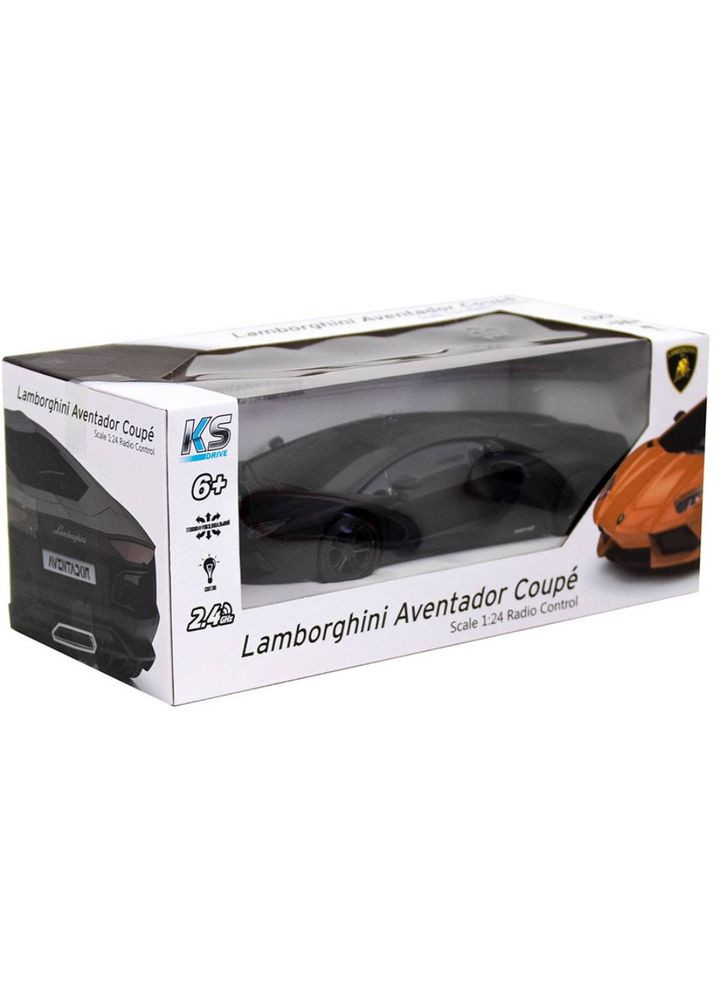 Машинка на р/в Lamborghini Aventador LP 700-4 Black (124GLBB) KS Drive (323166664)