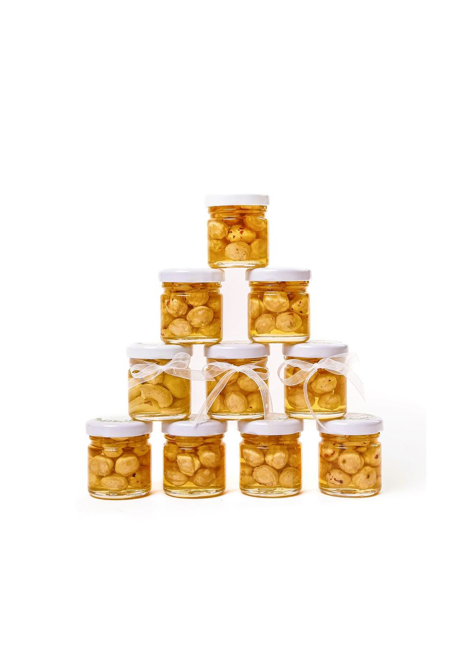 Бонбоньєрки для гостей Anna. Подарунок гостям на хрестини, весілля. Фундук з медом. Царство Меду (330027744)