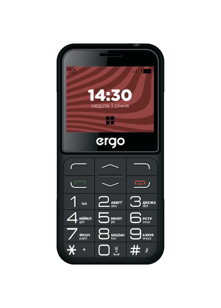 Мобільний телефон R231 Dual Sim Black Ergo (347175243)