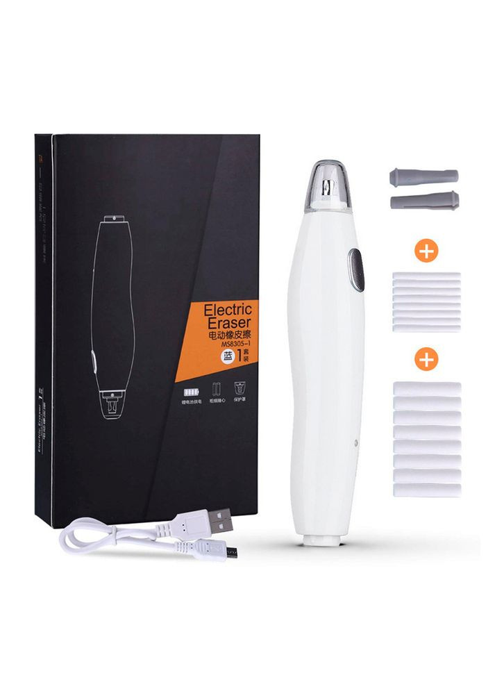 Електрична гумка 8305 акумуляторна, біла Tenwin (328948504)