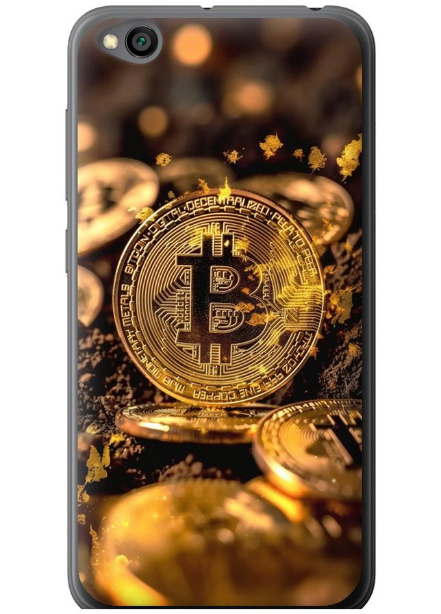 Силиконовый чехол 'Золотая лихорадка биткойна' для Endorphone Xiaomi Redmi Go (355921245)
