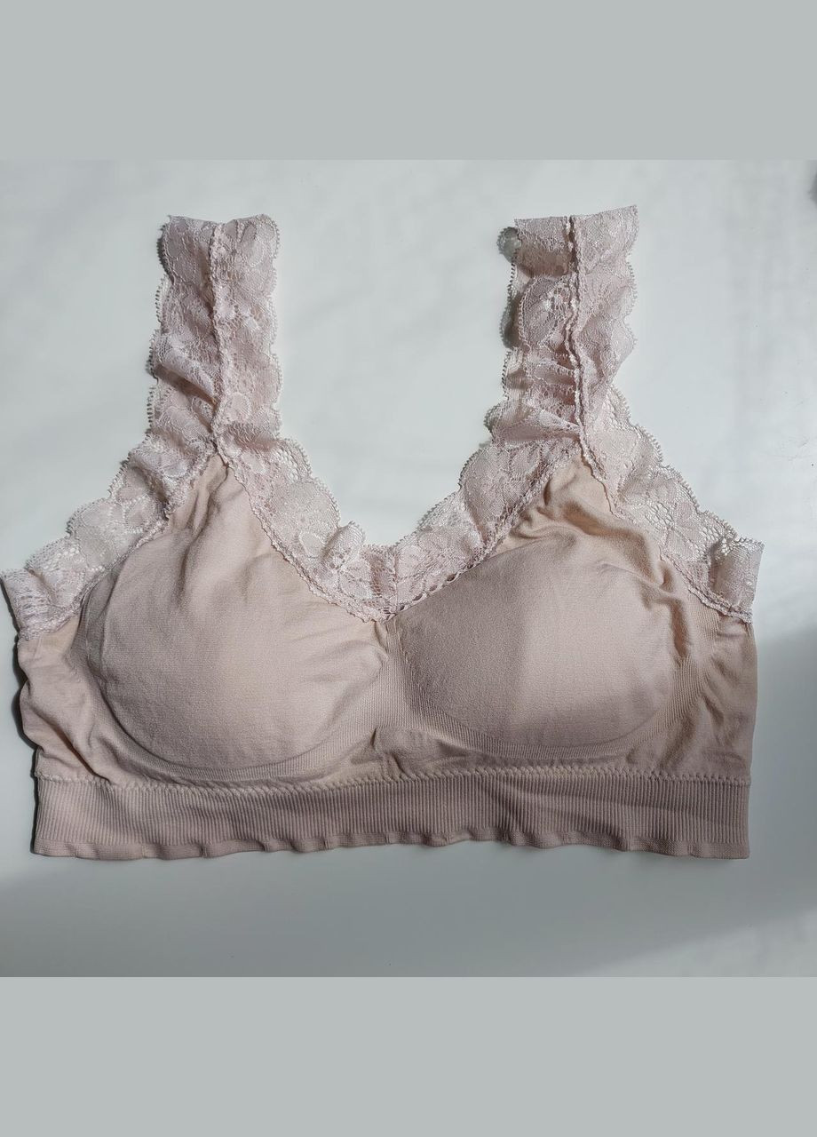 Жіночий топ з мереживом топік бюстгальтер бралет ліф No Brand (314931254)