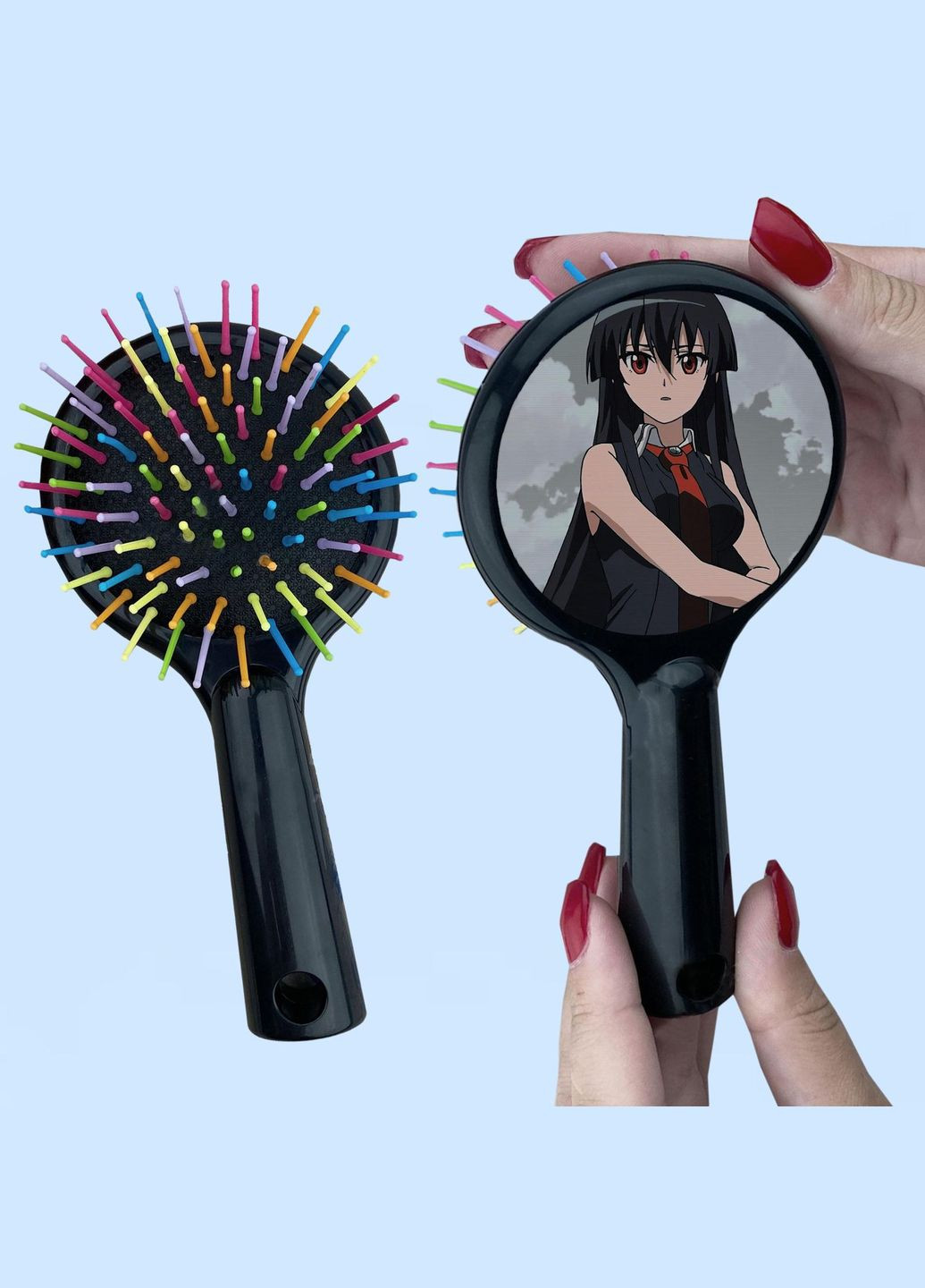 Расческа для волос Аниме Убийца акаме #0009 черный No Brand (315041707)