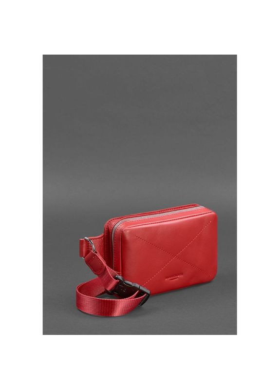 Сумка жіноча шкіряна через плече Dropbag Mini червона BlankNote (302007636)