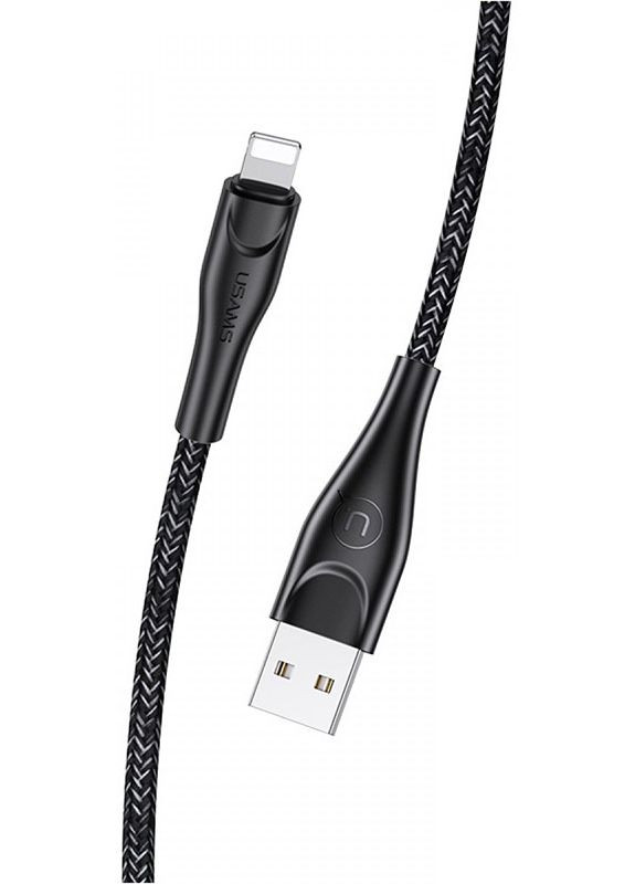 Кабель USSJ391 U41 Lightning Braided Data and Charging Cable 1m Black USAMS (301468956)