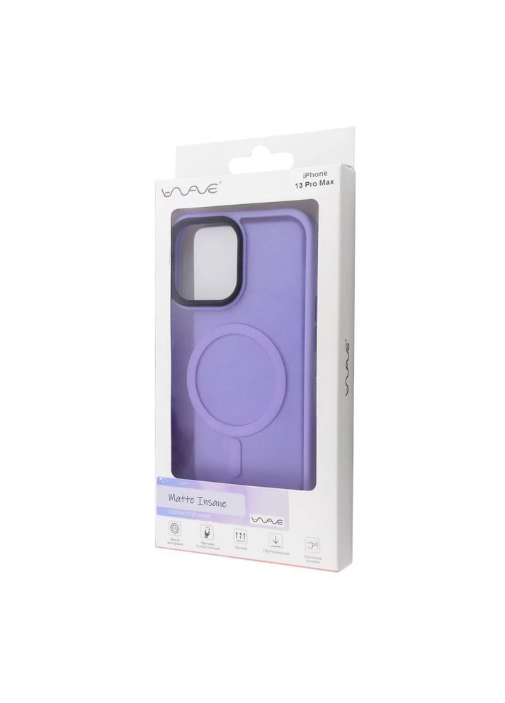 Чехол Matte Insane Case with Magnetic Ring для iPhone 12 Pro Max Sierra blue Wave (379690627)