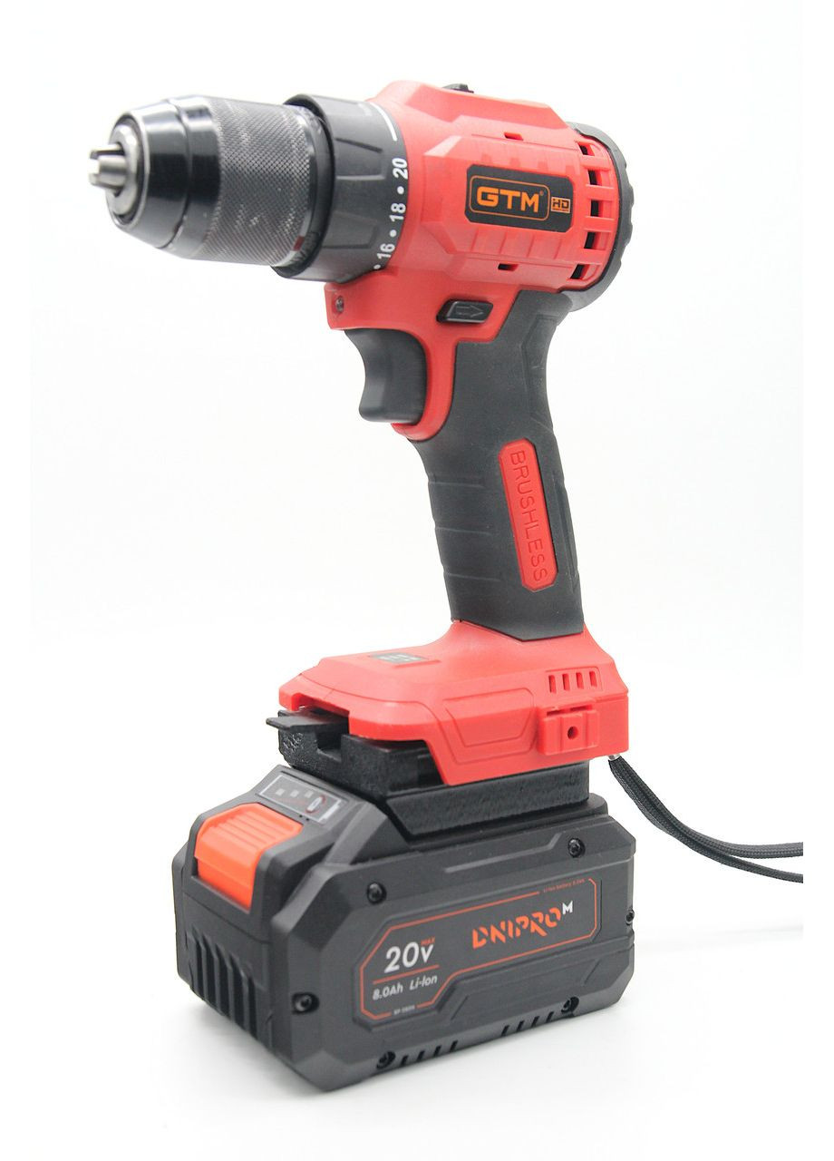 Переходник с аккумулятора DniproM на инструмент GTM No Brand (365797424)